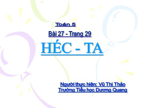 Héc - ta