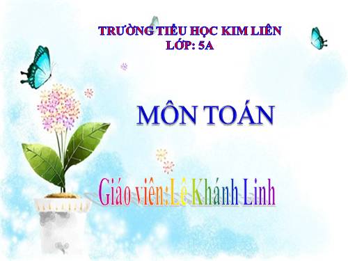 Chia một số thập phân cho một số tự nhiên