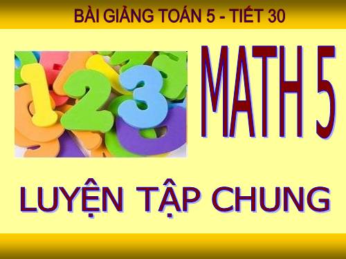 Luyện tập chung Trang 31