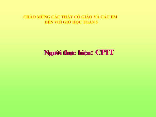 Khái niệm số thập phân (tiếp theo)