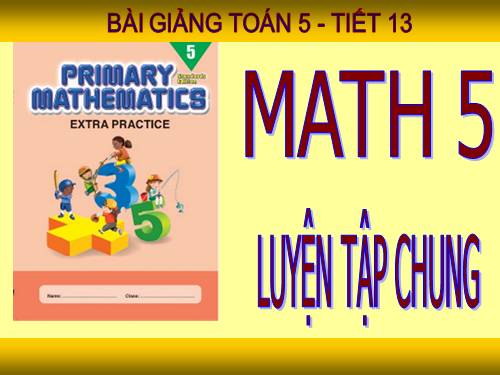 Luyện tập chung Trang 16