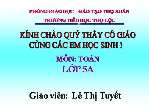 Luyện tập về tính diện tích