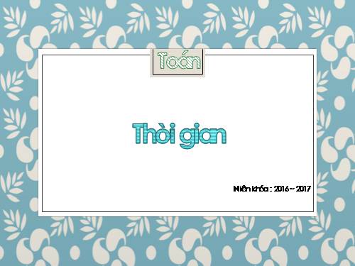 Thời gian
