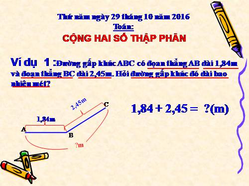 Cộng hai số thập phân
