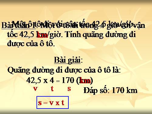 Quãng đường