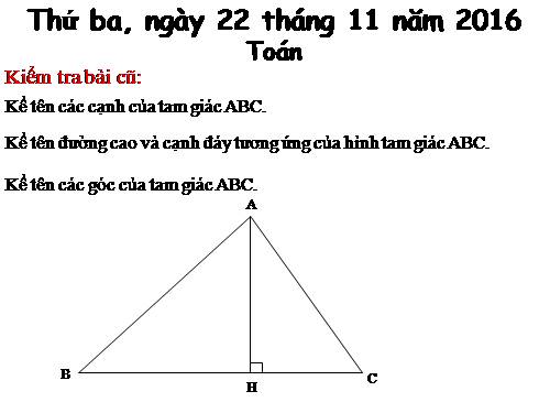 Diện tích hình tam giác