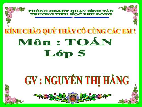 Thể tích hình hộp chữ nhật