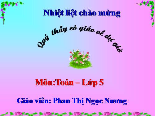 Chia một số thập phân cho một số tự nhiên