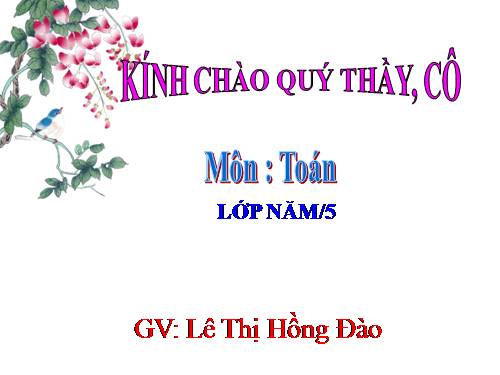 Trừ hai số thập phân