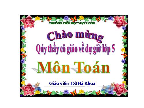 Hàng của số thập phân. Đọc, viết số thập phân