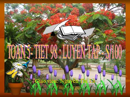 Luyện tập về tính diện tích