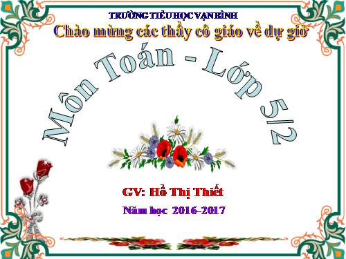 Trừ hai số thập phân