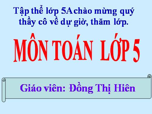 Chia một số tự nhiên cho một số thập phân