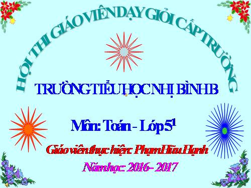 Chia một số tự nhiên cho một số tự nhiên mà thương tìm được là một số thập phân