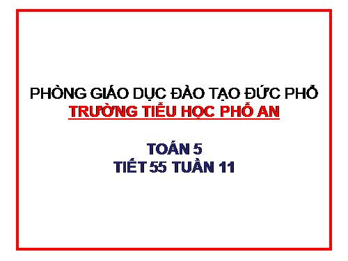 Nhân một số thập phân với một số tự nhiên