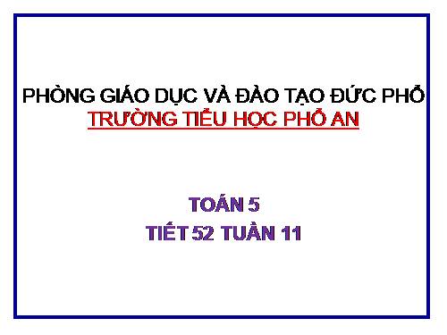 Trừ hai số thập phân