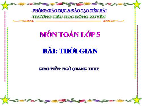 Thời gian