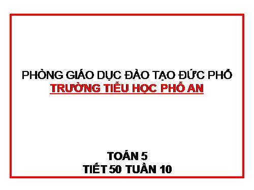 Tổng nhiều số thập phân