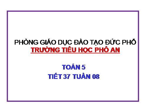 So sánh hai số thập phân