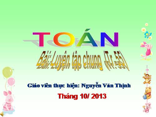 Luyện tập chung Trang 55