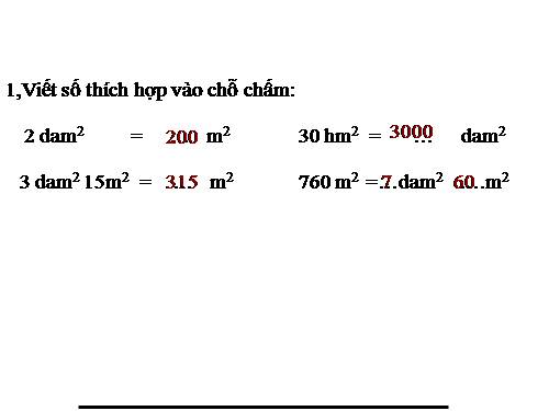 Mi - li - mét vuông. Bảng đơn vị đo diện tích