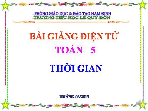 Thời gian