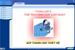 Thể tích hình hộp chữ nhật