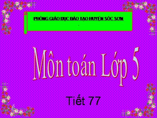 Giải toán về tỉ số phần trăm (tiếp theo)