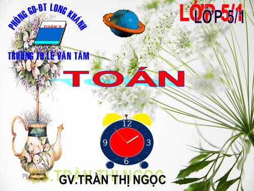 Ôn tập về đo thời gian