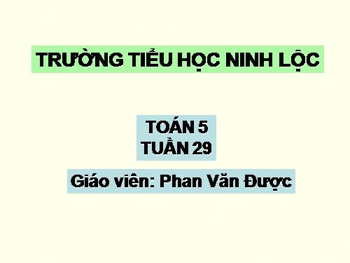 Ôn tập về số thập phân (tiếp theo)