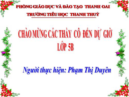 Chia số đo thời gian cho một số