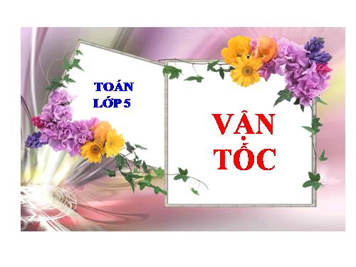 Vận tốc