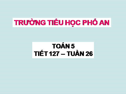 Chia số đo thời gian cho một số