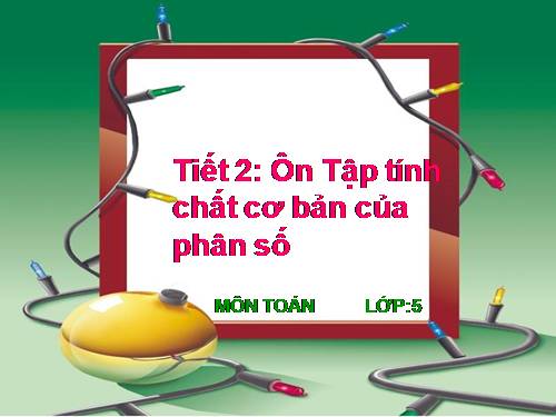 Các Bài giảng khác thuộc Chương trình Toán 5