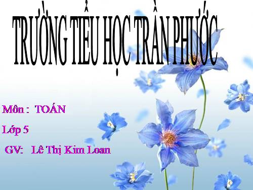 Ôn tập về giải toán