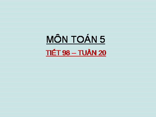 Luyện tập về tính diện tích