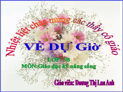 Lop 5_KNS_Kien dinh và tu choi