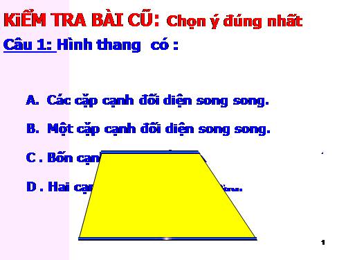 Diện tích hình thang