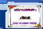Chu vi hình tròn.