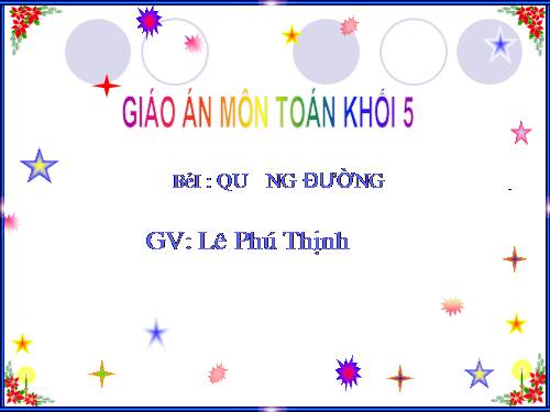 Quãng đường