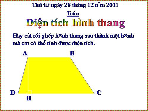 Diện tích hình thang