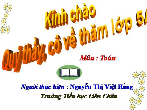 Thể tích hình lập phương