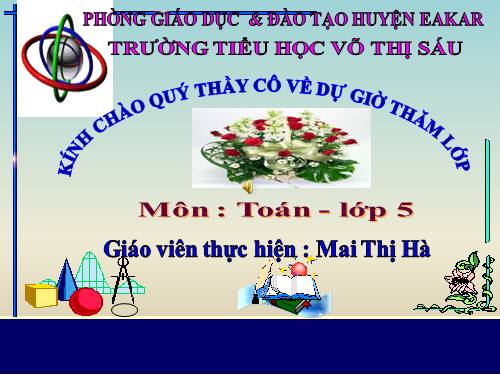 Chia một số thập phân cho một số tự nhiên