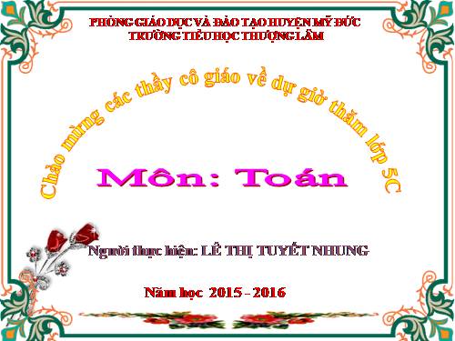 Cộng hai số thập phân