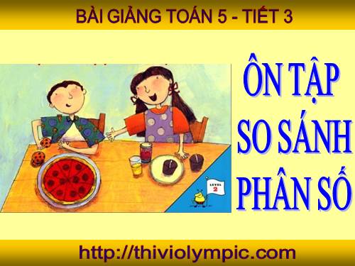 Ôn tập: So sánh hai phân số