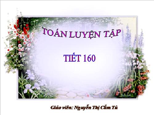 Luyện tập về tính diện tích (tiếp theo)