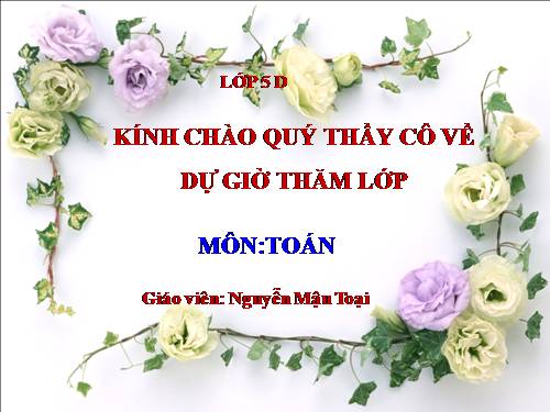 Khái niệm số thập phân (tiếp theo)