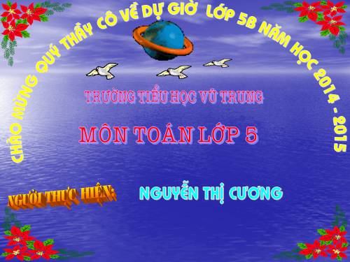 Một số dạng bài toán đã học