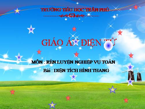 Diện tích hình thang