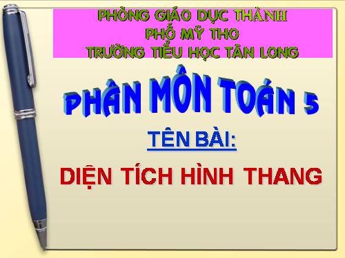 Diện tích hình thang